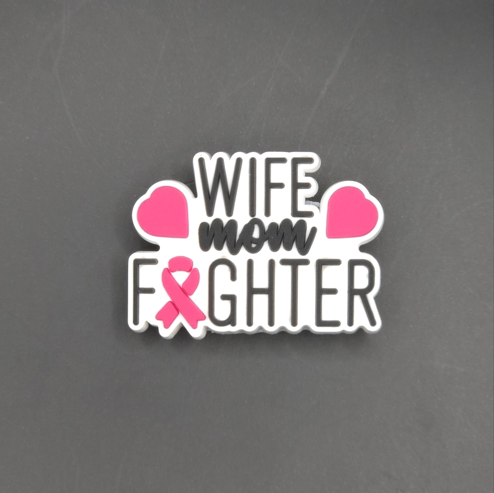 (5/$15) Cancer Awareness Croc Charm